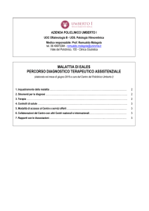malattia di eales percorso diagnostico terapeutico