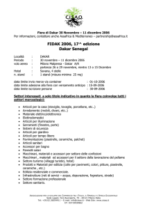 FIDAK 2006, 17^ edizione Dakar Senegal