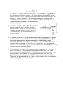 Esercizi di FISICA (4) 1) Un dispositivo è costituito da due sfere