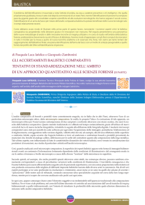 balistica - Sicurezza e Giustizia