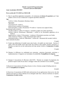 Traccia - Dipartimento di Informatica