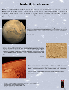 Marte, il pianeta rosso