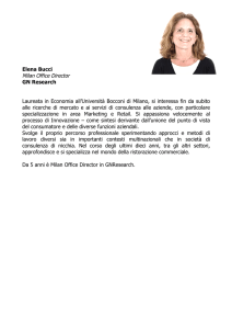 Elena Bucci Milan Office Director GN Research Laureata in