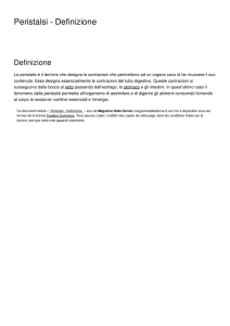 Peristalsi - Definizione