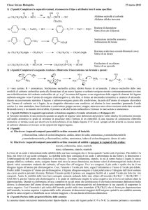 Classe Scienze Biologiche 27 marzo 2013 1) (5