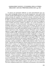 Alessandro Vagnini, L`Ungheria nella guerra dell`Asse