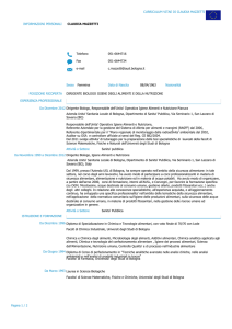 cv report - AUSL Bologna