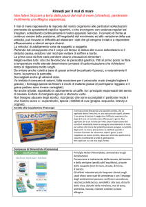 Rimedi per il mal di mare