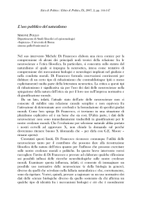 L`uso pubblico del naturalismo - Università degli Studi di Trieste