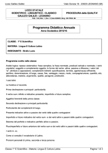 vedi PDF - `Galileo Galilei`