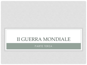 Seconda Guerra Mondiale terza parte
