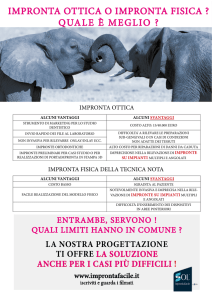 IMPRONTA OTTICA O IMPRONTA FISICA ? QUALE È MEGLIO ?