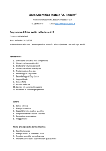 fisica 4a - Liceo Scientifico "A.Romita"