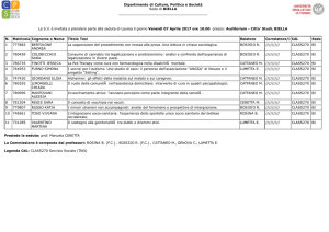 Scaletta seduta di laurea 07/04/2017 mattina