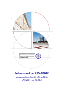 Angiocardioscintigrafia all`equilibrio