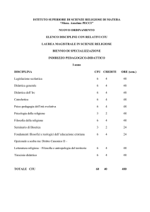 ISTITUTO SUPERIORE DI SCIENZE RELIGIOSE DI MATERA