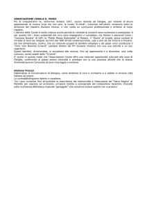 ASSOCIAZIONE CORALE G. VERDI Più di cinquant`anni fa, nell