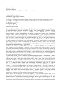 La discesa di Orfeo di Tennessee Williams Visto al Teatro