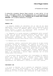 Mozione - Notizie Pro Vita
