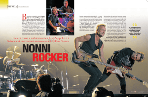 C`è chi torna a esibirsi come i Led Zeppelin o i Police e chi non ha