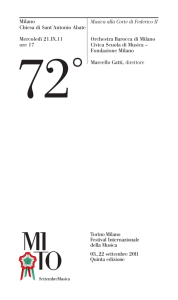 Musica alla Corte di Federico II Orchestra Barocca di Milano Civica