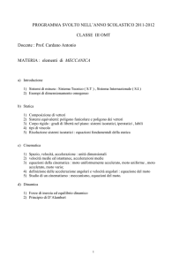 Elementi di meccanica