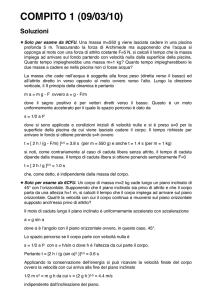 COMPITO1 Soluzioni - Osservatorio di Arcetri