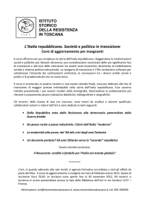 L`Italia repubblicana. Società e politica in transizione
