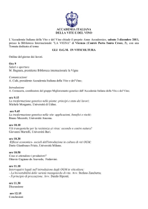 GLI OGM IN VITICOLTURA - Accademia Italiana della Vite e del Vino