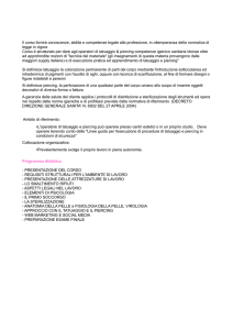 operatori tatuaggi e piercing