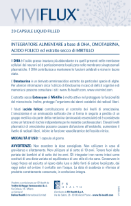 INTEGRATORE ALIMENTARE a base di DHA