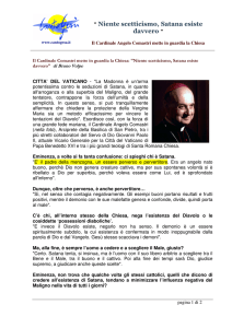 Niente scetticismo, Satana esiste davvero
