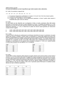 AMSB 15/2/2017 Test #A Si ricorda nell`effettuare un test di