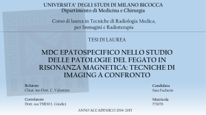 UNIVERSITA` DEGLI STUDI DI MILANO BICOCCA Dipartimento di