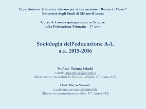 1 Presentazione del corso 2015-2016