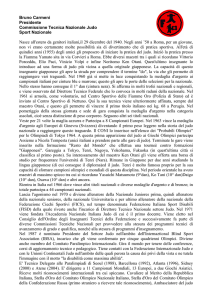 Il Presidente della CTN Judo