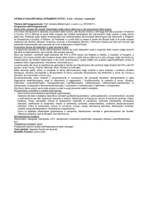 STORIA E SVILUPPI DEGLI STRUMENTI OTTICI – 6 cfu – III anno, I