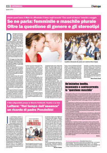 Se ne parla: femminile e maschile plurale Oltre la questione di