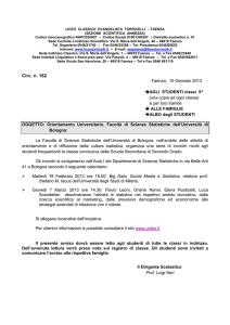 182 G Orient Univ UNIBO Scienze Statistiche