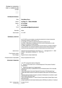 Fiore Maria Paola - Posizione Organizzativa