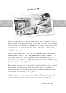 Guardare la TV