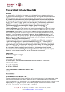 Scheda Skinproject Collo e Decollete