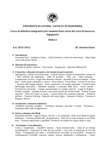 Didattica Integrativa Fisica 1