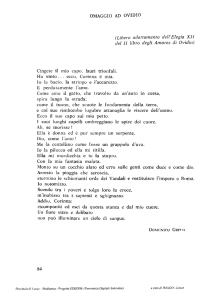 OMAGGIO AD OVIDIO - culturaservizi.it