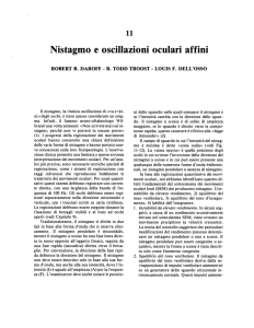 Nistagmo e oscillazioni oculari affini
