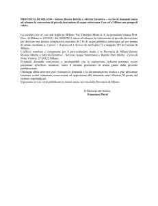 La società Ceox srl, con sede legale in Milano, Via Vincenzo Monti n
