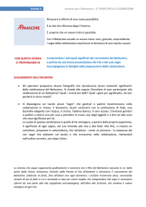 Incontri per il Battesimo - IL TEMPO DELLA