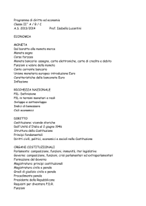 Programma di diritto ed economia Classe II^ A / B / C AS 2013/2014