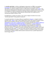 La tossicità equivalente