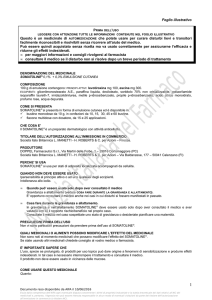 Foglio illustrativo `USO Questo è un medicinale di